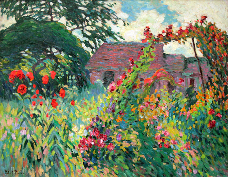 El jardín de amapolas - Robert Antoine Pinchon