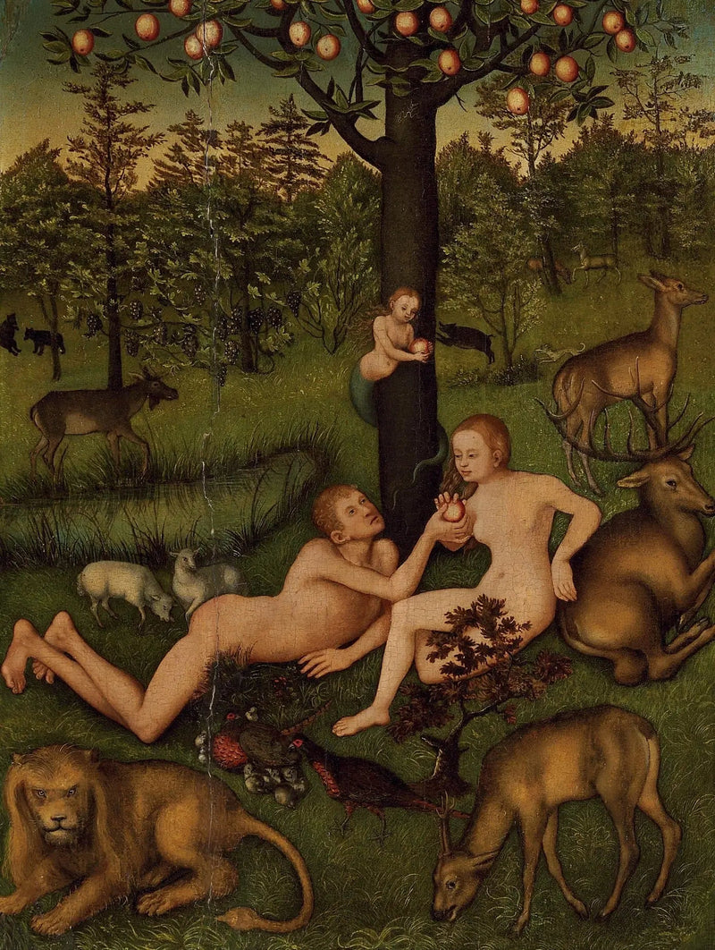 El jardín del Edén - Lucas Cranach el Viejo