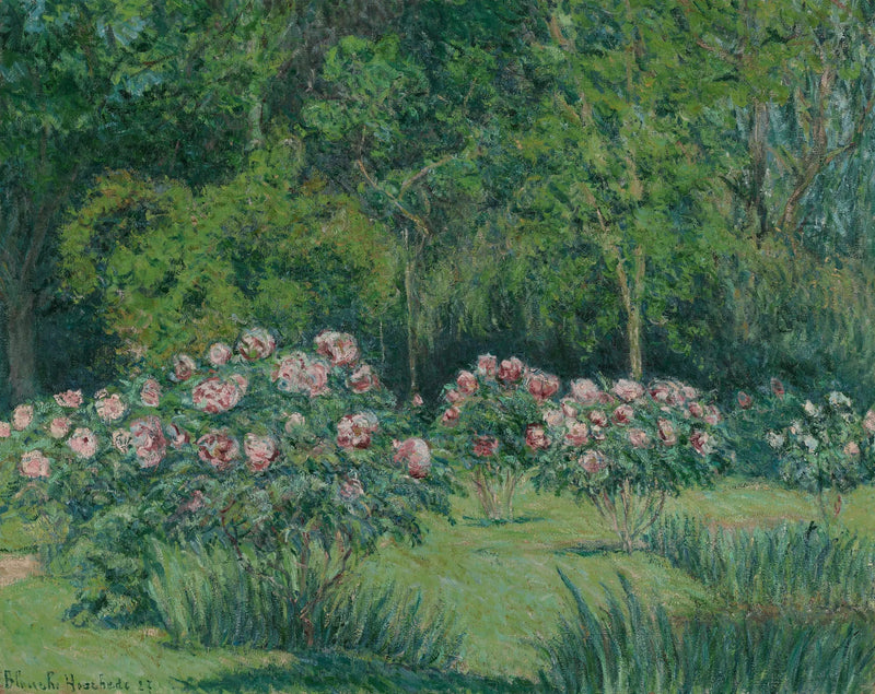 El jardín de Giverny - Blanche Hoschede Monet