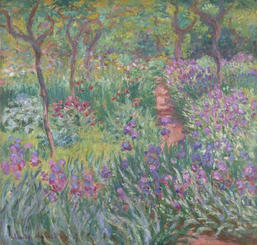 El jardín del artista en Giverny - Claude Monet