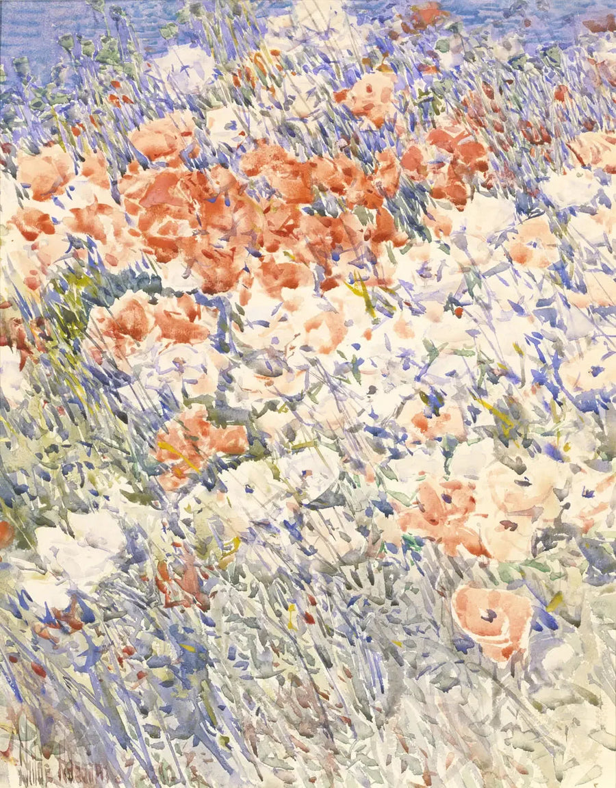 El jardín de la isla - Childe Hassam