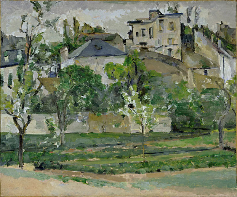 El Jardín de Maubuisson, Pontoise - Paul Cézanne