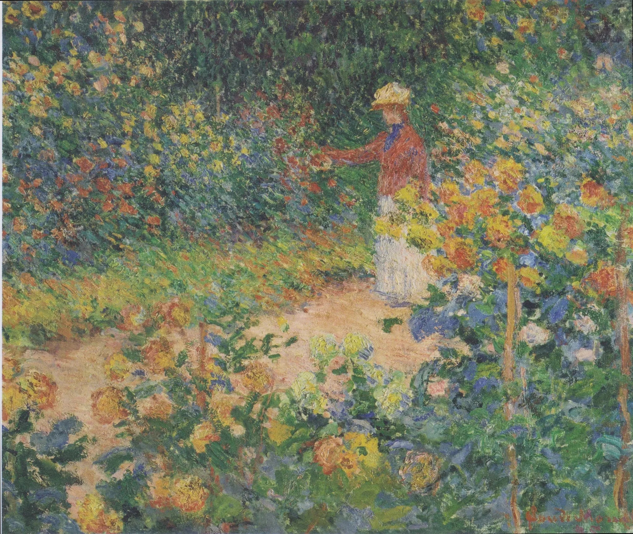 Le Jardin de Monet à Giverny - Claude Monet image 1 reproduction réalisée par Alpha Reproduction