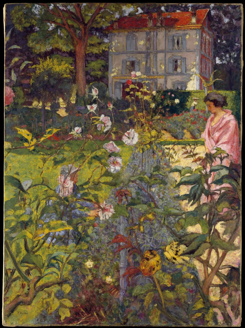 El jardín de Vaucresson - Édouard Vuillard