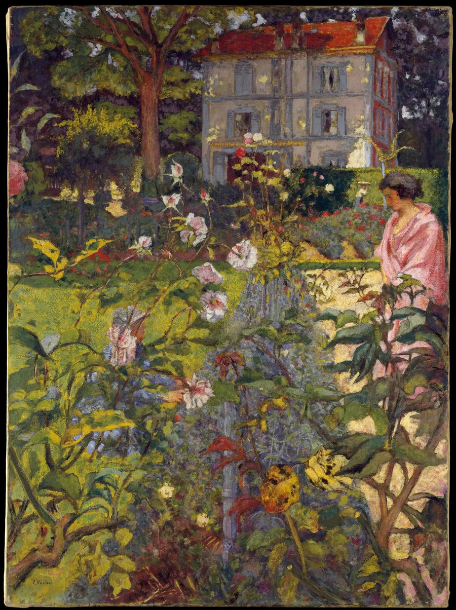 El jardín de Vaucresson - Édouard Vuillard