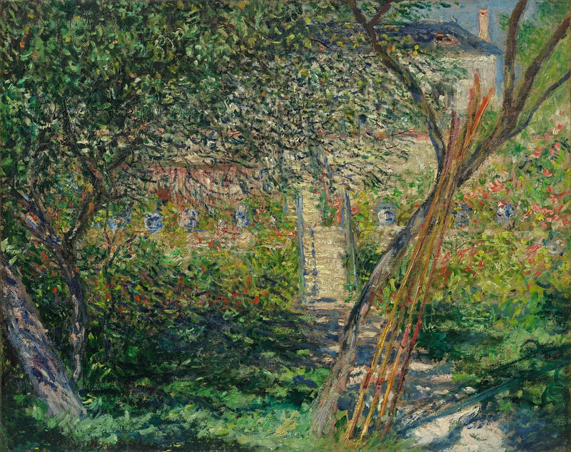 El jardín de Vétheuil - Claude Monet