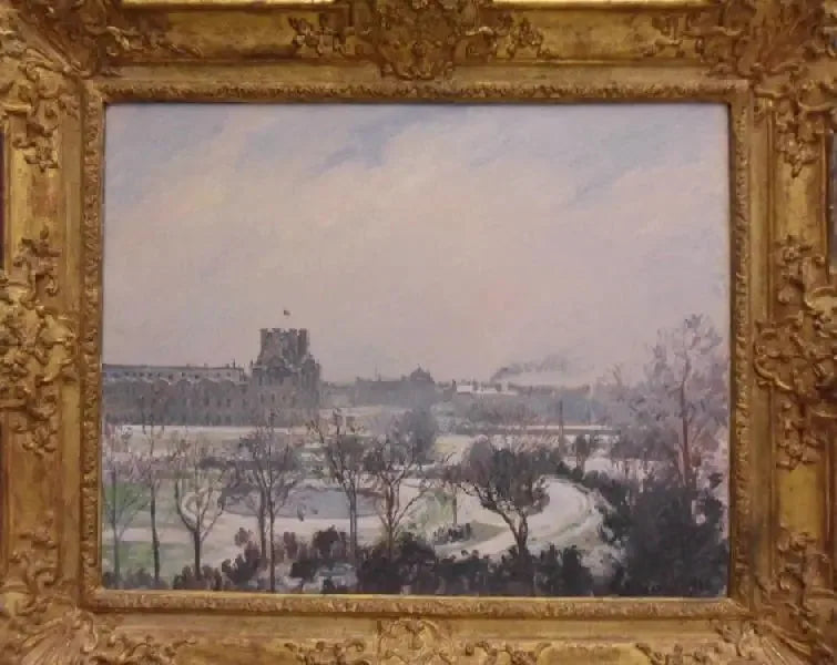 El jardín de las Tullerías, efecto de nieve - Camille Pissarro