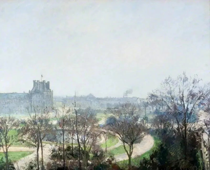 El jardín de las Tullerías, París - Camille Pissarro