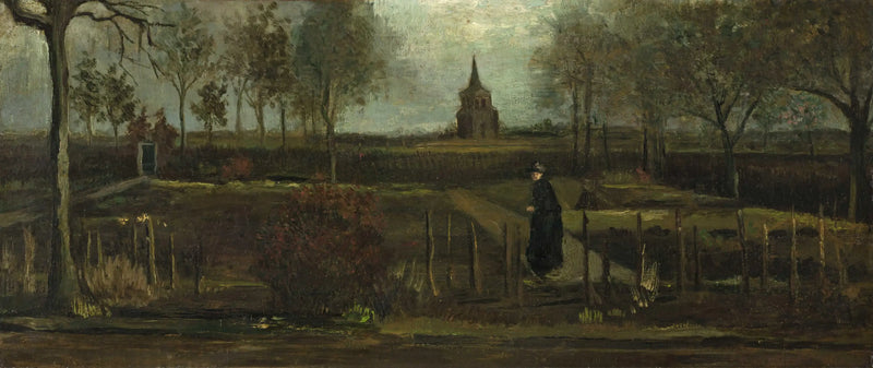 El Jardín del presbiterio de Nuenen en primavera - Vincent van Gogh