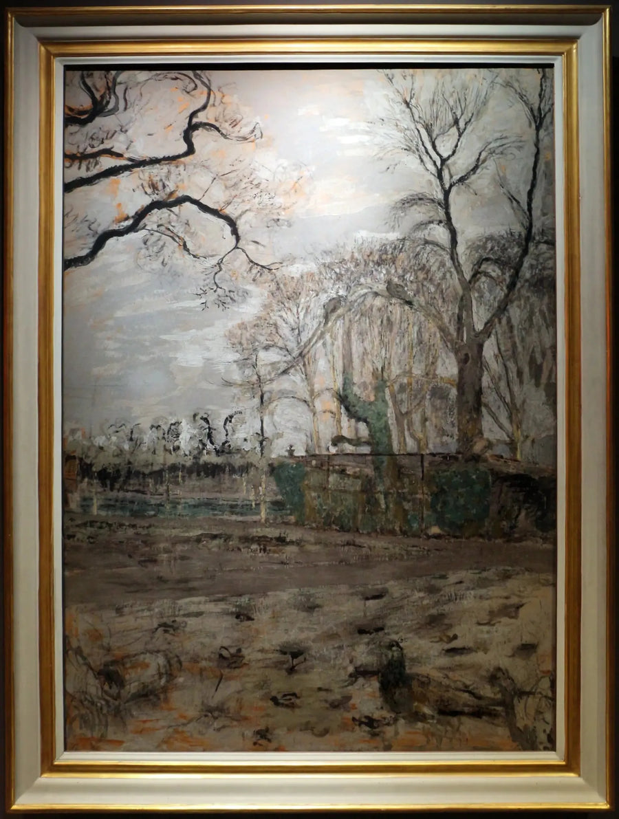 El jardín invernal con pavo real - Édouard Vuillard