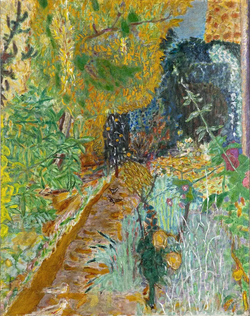 El jardín - Pierre Bonnard