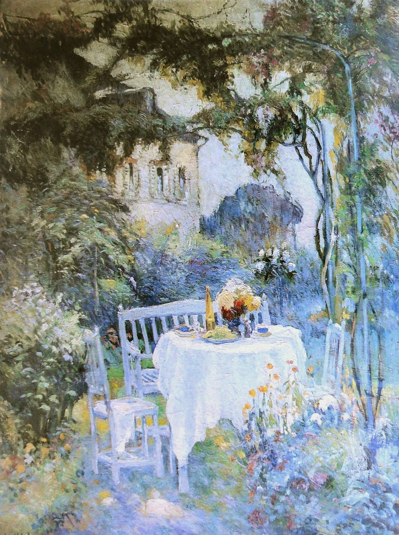 El jardín - Robert Antoine Pinchon
