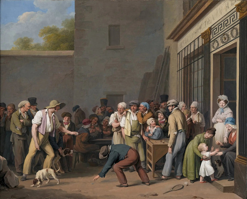 El juego del barril - Louis-Léopold Boilly