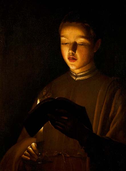 El joven cantante - Georges de La Tour