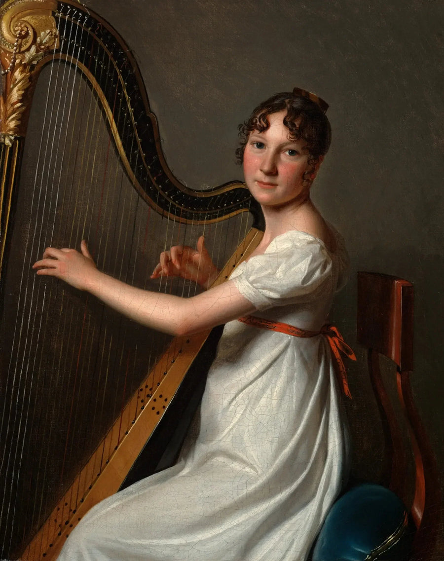 El joven harpista - Louis-Léopold Boilly