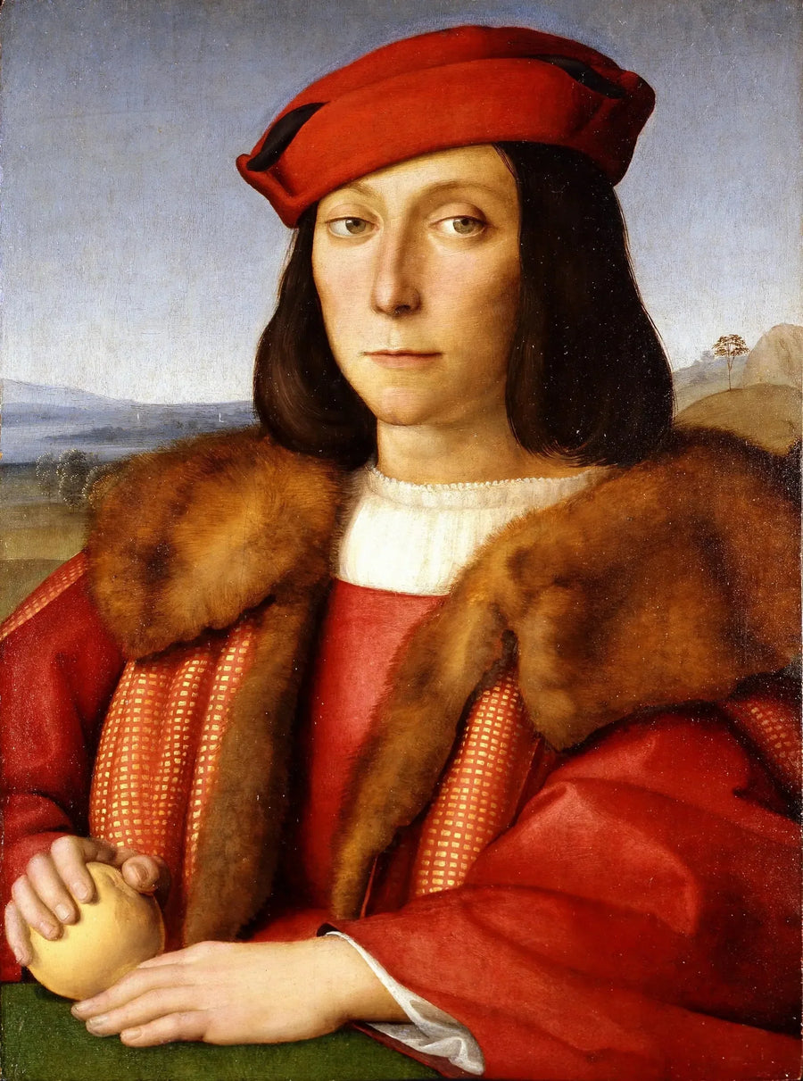 El Joven con la manzana - Rafael Sanzio