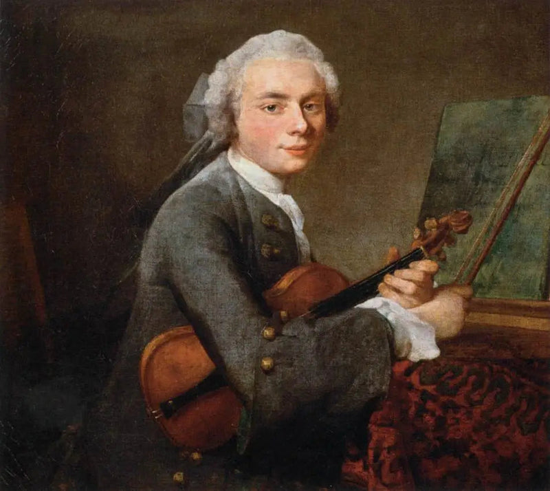 El joven con violín - Jean Simeón Chardin