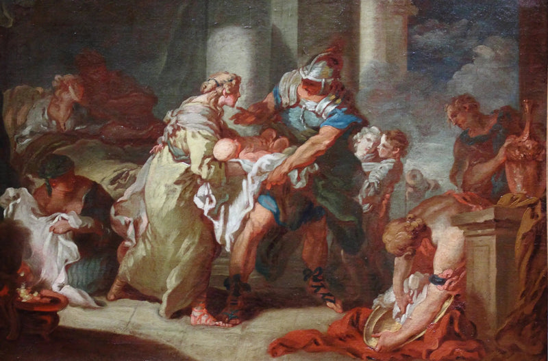 ¿El joven Pirro salvado? - François Boucher