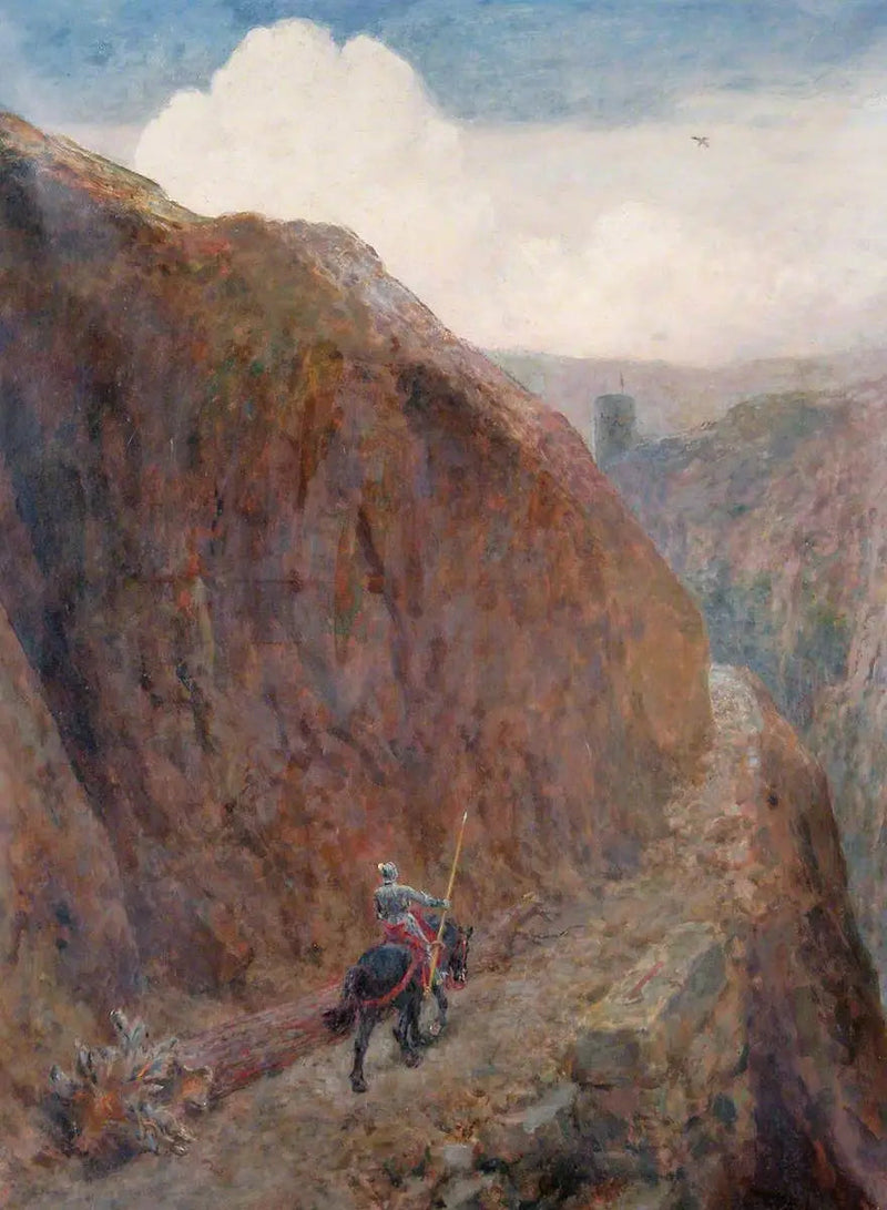 El joven Roland vino a la Torre Sombra - Briton Rivière