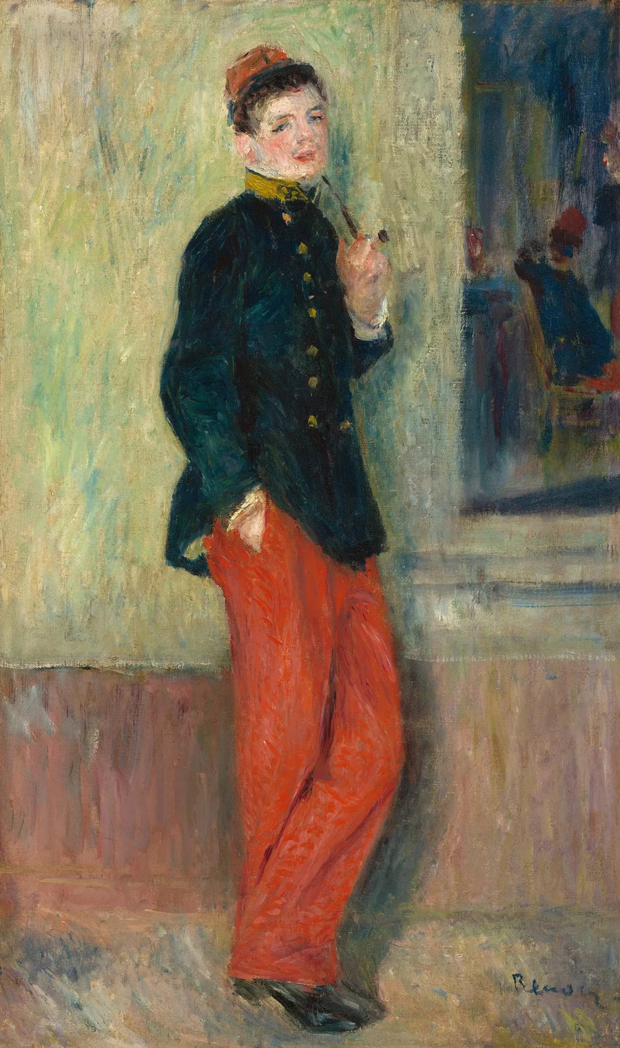 El joven soldado - Pierre-Auguste Renoir