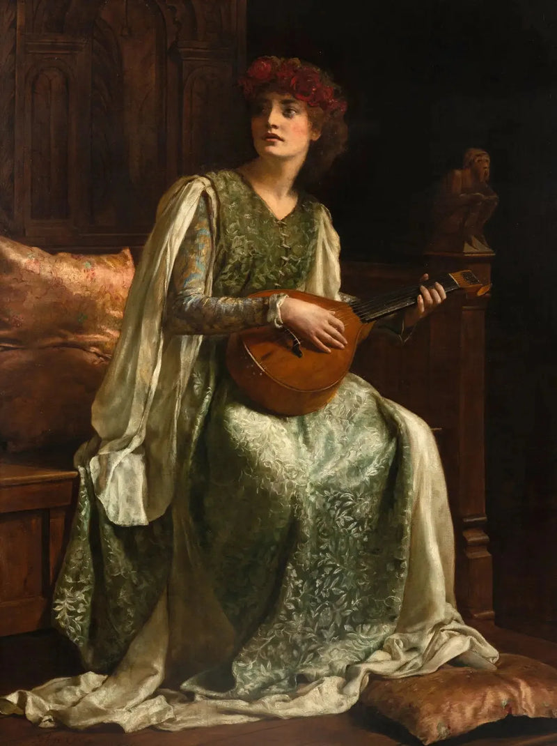 El jugador de laúd - John Collier