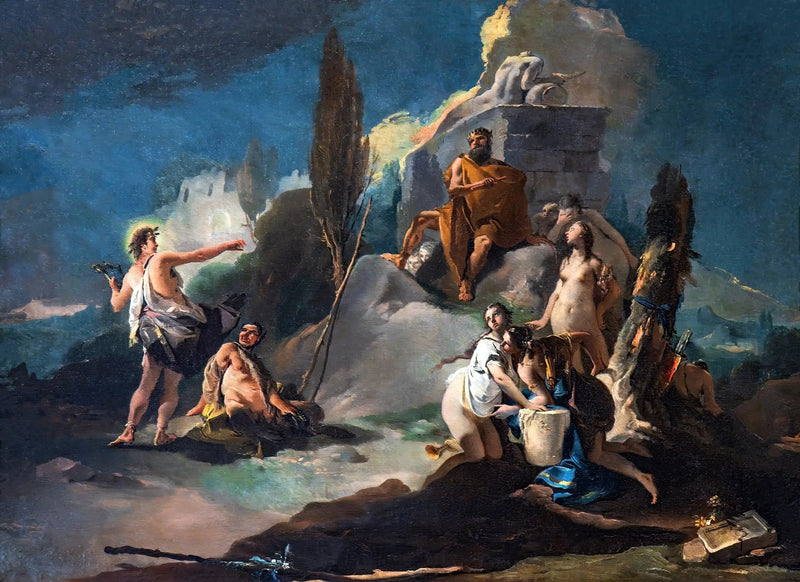El juicio de Midas - Giovanni Battista Tiepolo