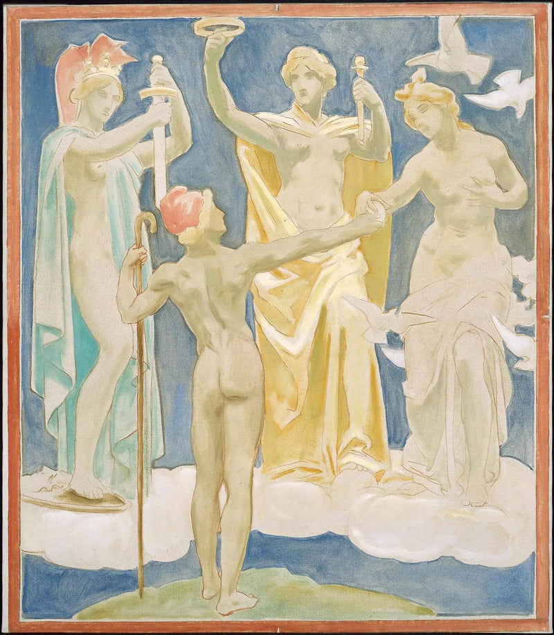 El Juicio de París - John Singer Sargent