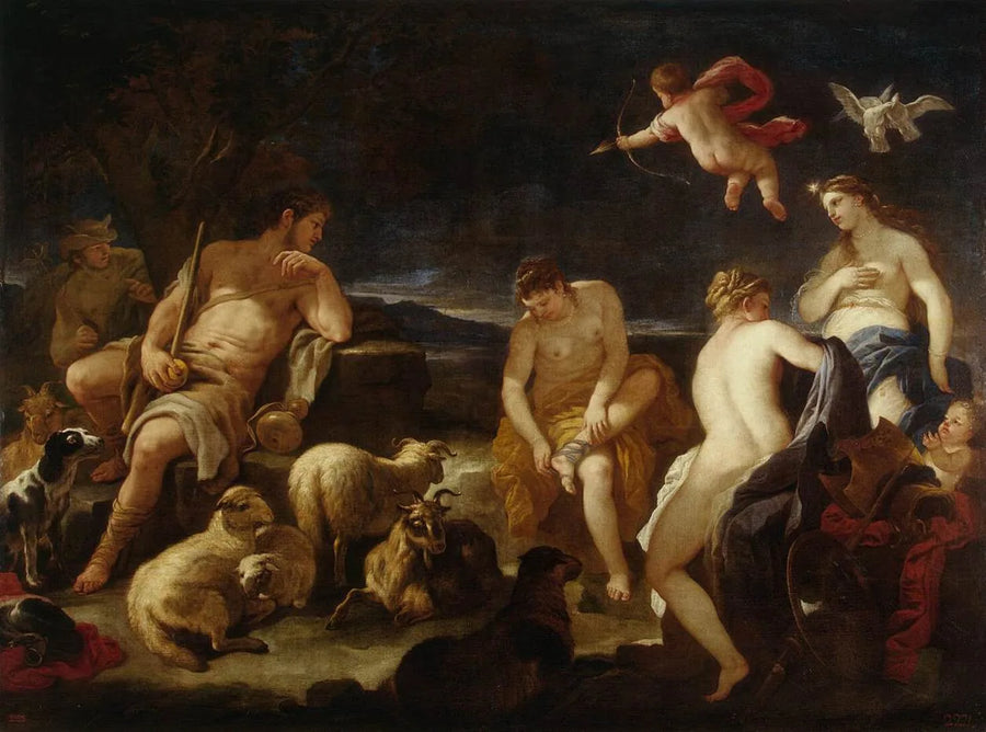 El Juicio de París - Luca Giordano
