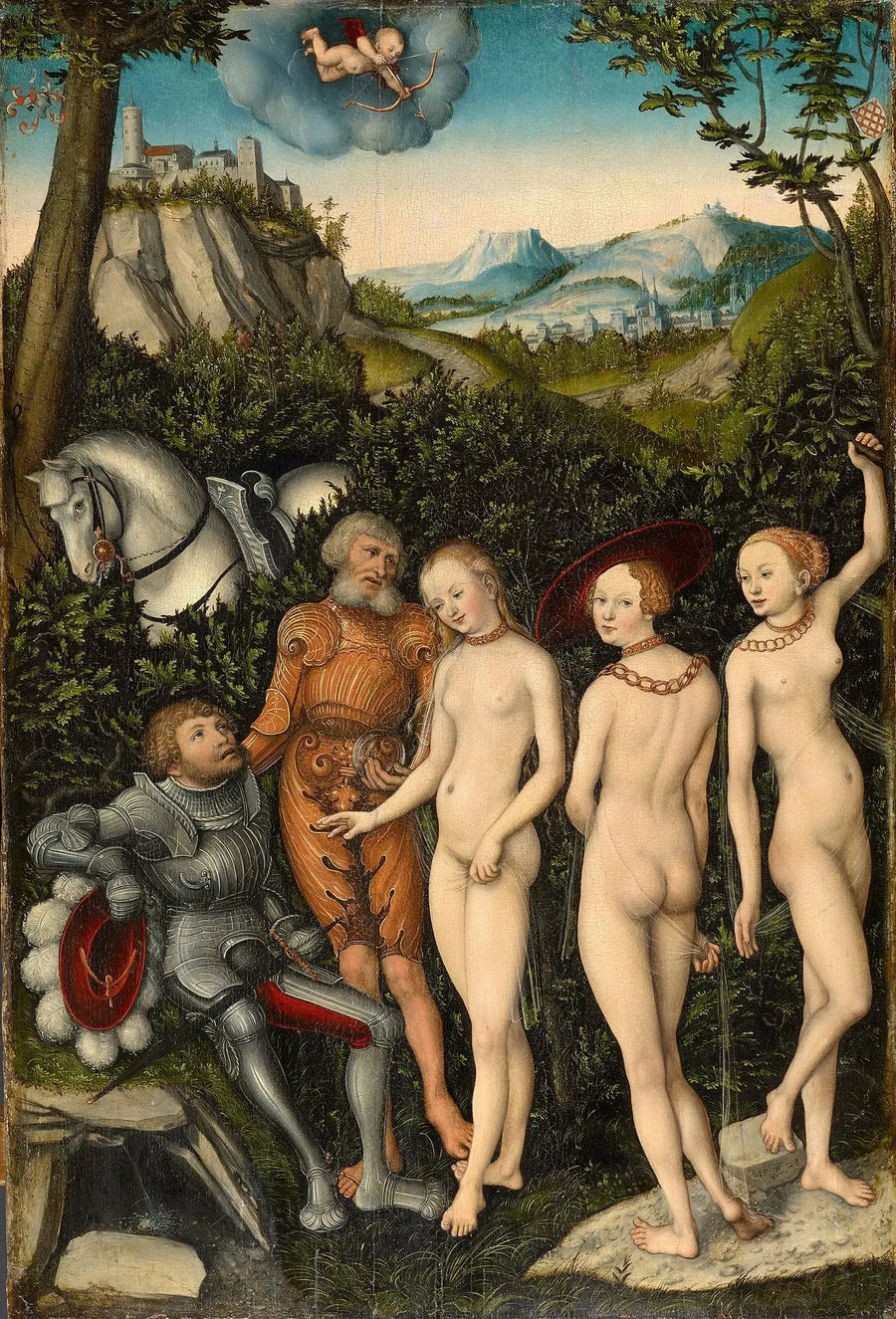 El Juicio de Paris - Lucas Cranach el Viejo