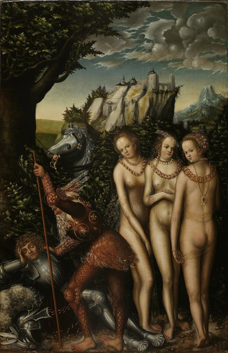 El Juicio de Paris. - Lucas Cranach el Viejo