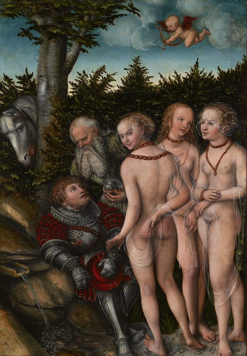 El Juicio de Paris - Lucas Cranach el Viejo