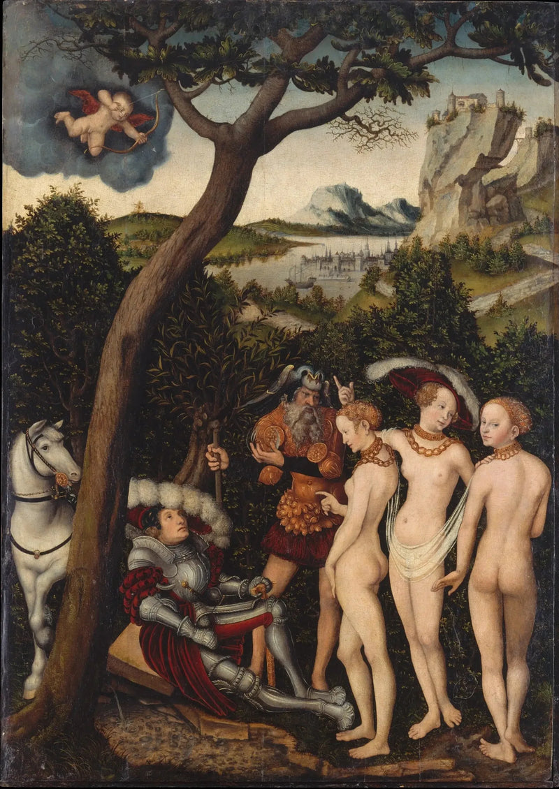 El Juicio de París - Lucas Cranach el Viejo