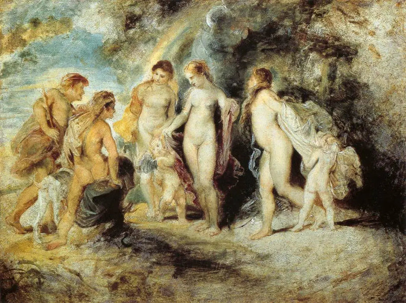 El Juicio de París - Peter Paul Rubens