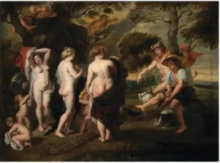 El Juicio de París - Peter Paul Rubens