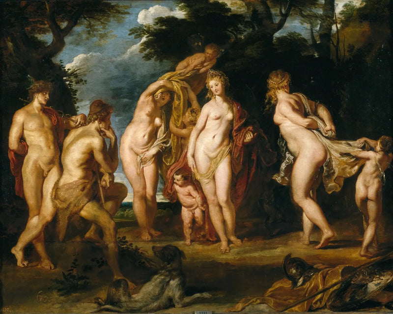 El Juicio de París - Peter Paul Rubens