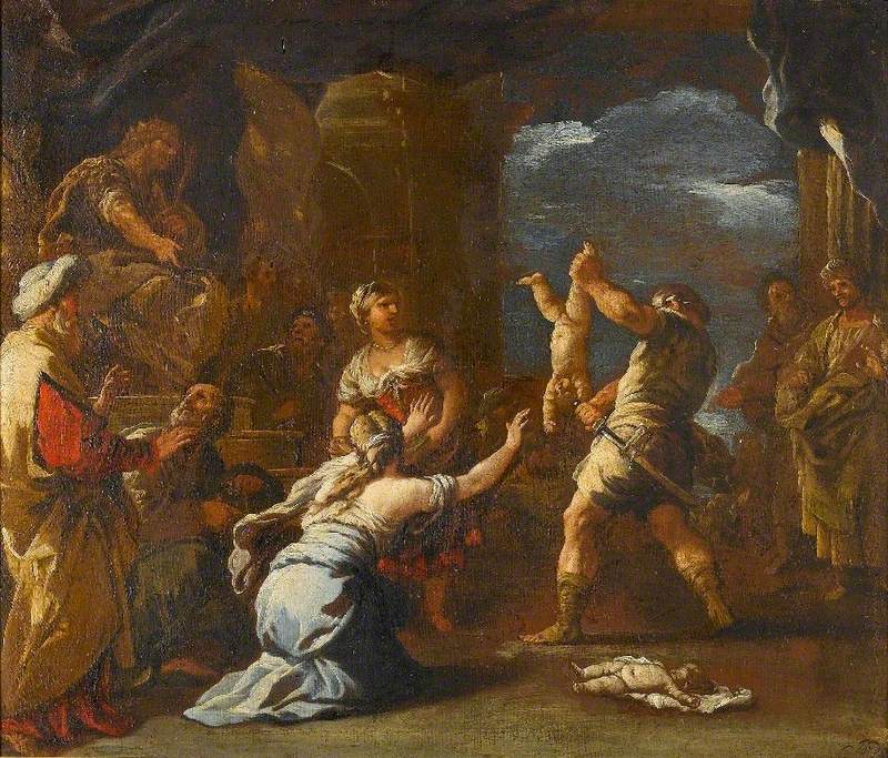 El Juicio de Salomón - Luca Giordano