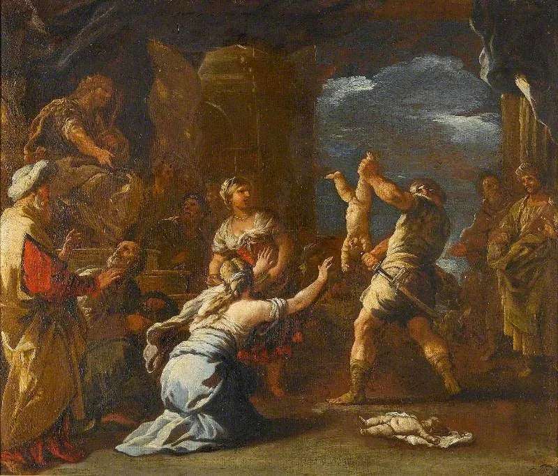 El Juicio de Salomón - Luca Giordano