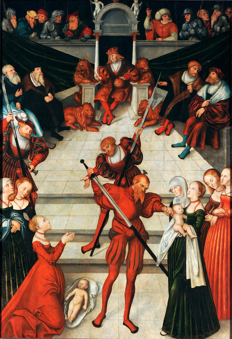 El juicio de Salomón - Lucas Cranach el Viejo