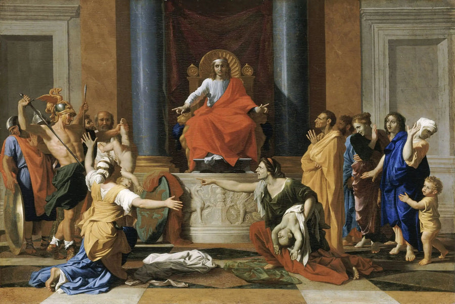 El Juicio de Salomón - Nicolas Poussin