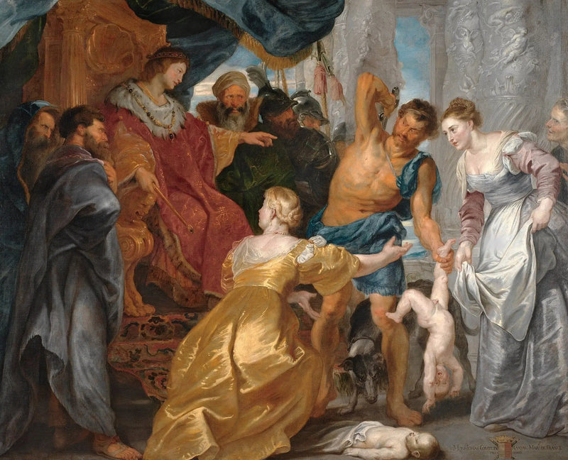 El juicio de Salomón - Peter Paul Rubens