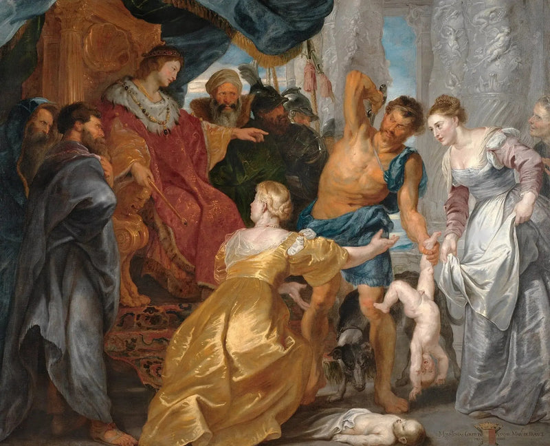 El juicio de Salomón - Peter Paul Rubens