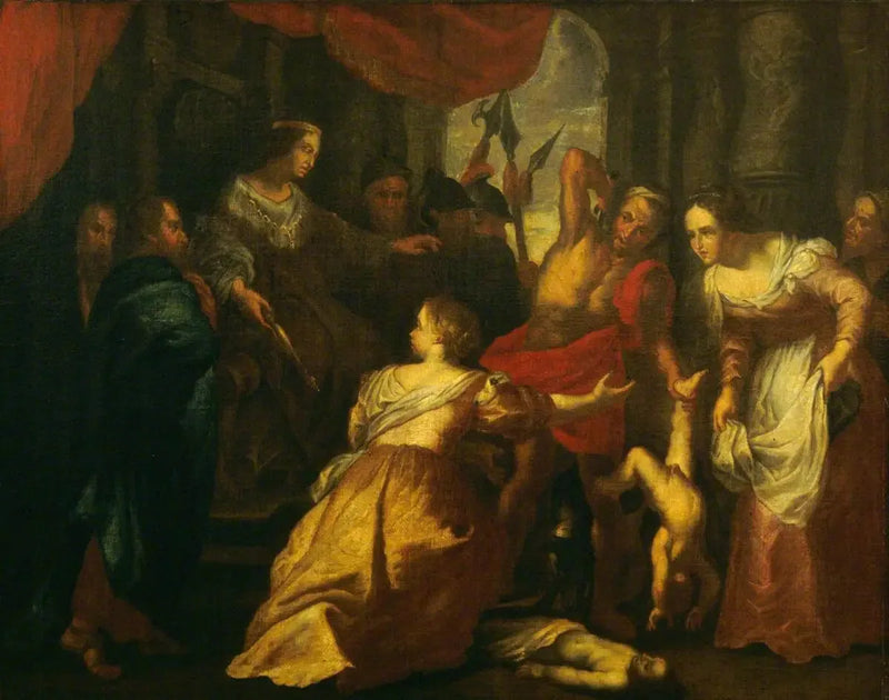 El juicio de Salomón - Peter Paul Rubens