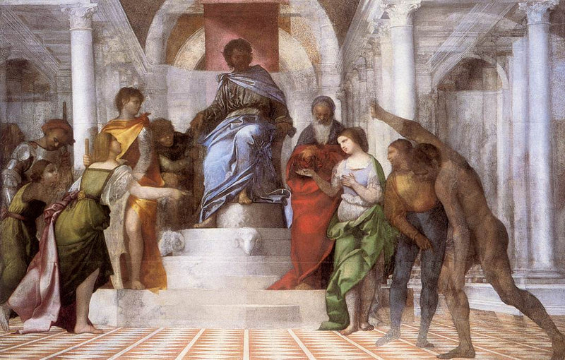 El juicio de Salomón - Sebastiano del Piombo