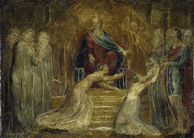 El Juicio de Salomón - William Blake