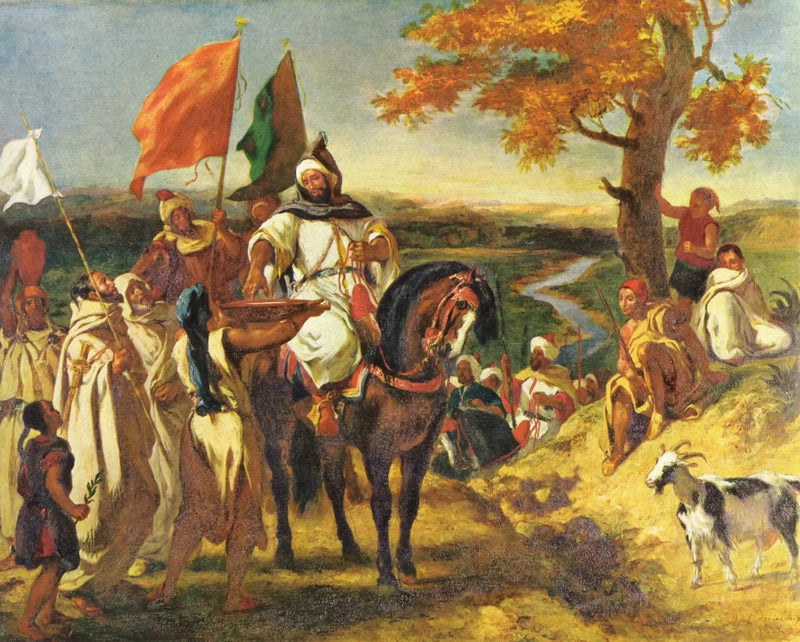 El Kaïd, jefe marroquí - Eugène Delacroix