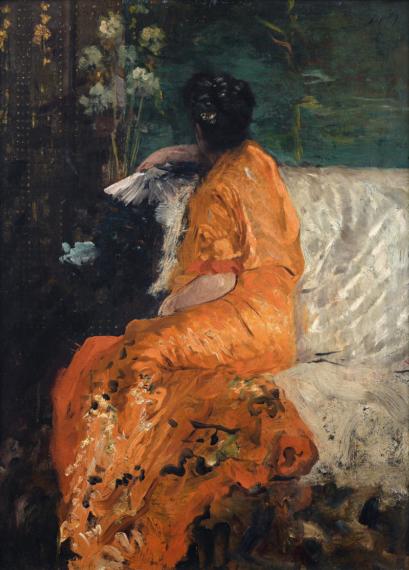 El kimono naranja - Giuseppe De Nittis
