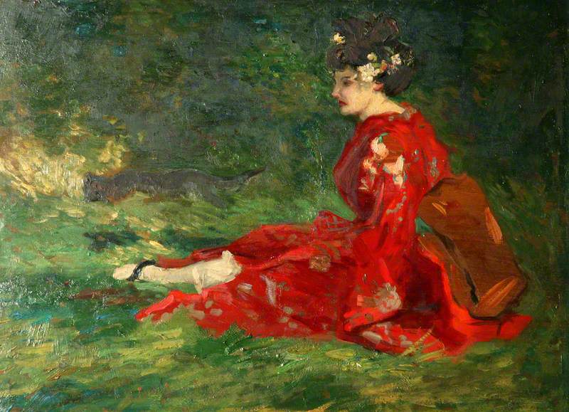 El kimono rojo - Charles Conder