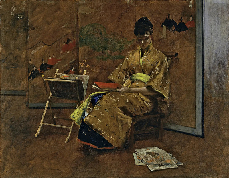 El Kimono - William Merritt Chase