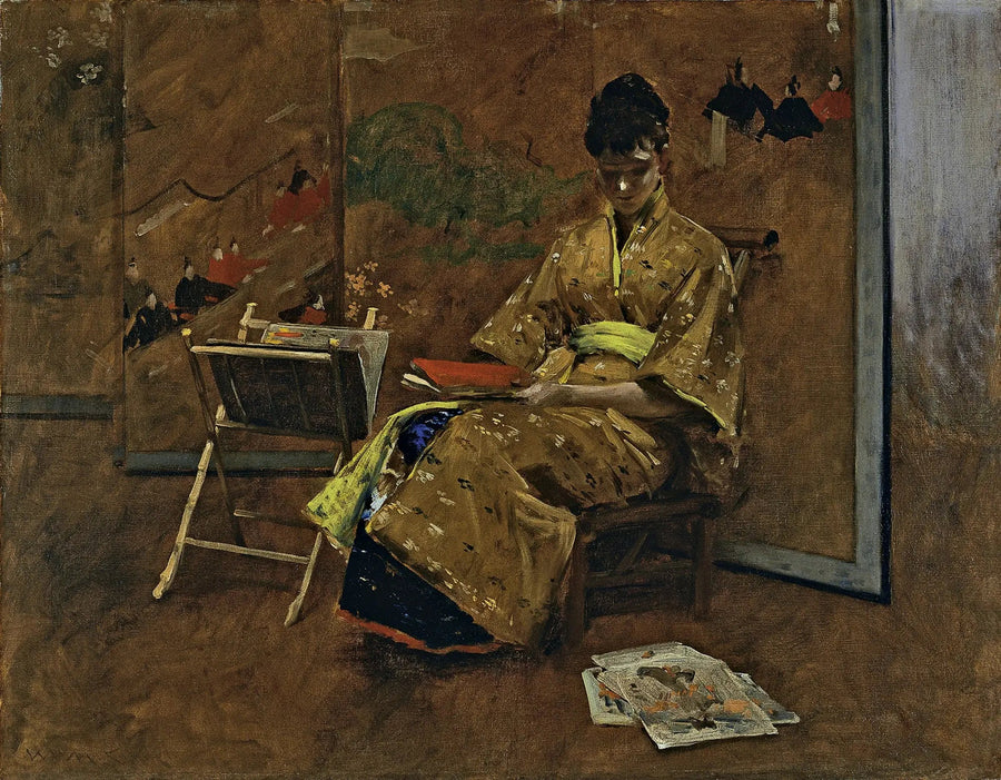 El Kimono - William Merritt Chase
