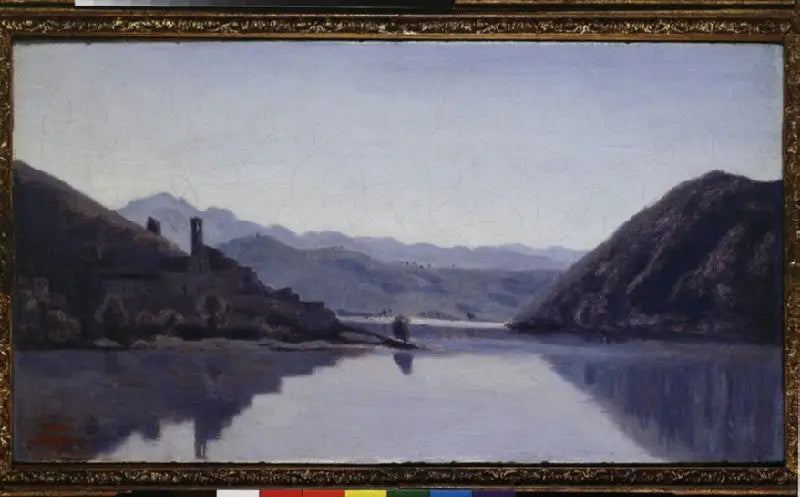 El lago de Piediluco - Jean-Baptiste Camille Corot
